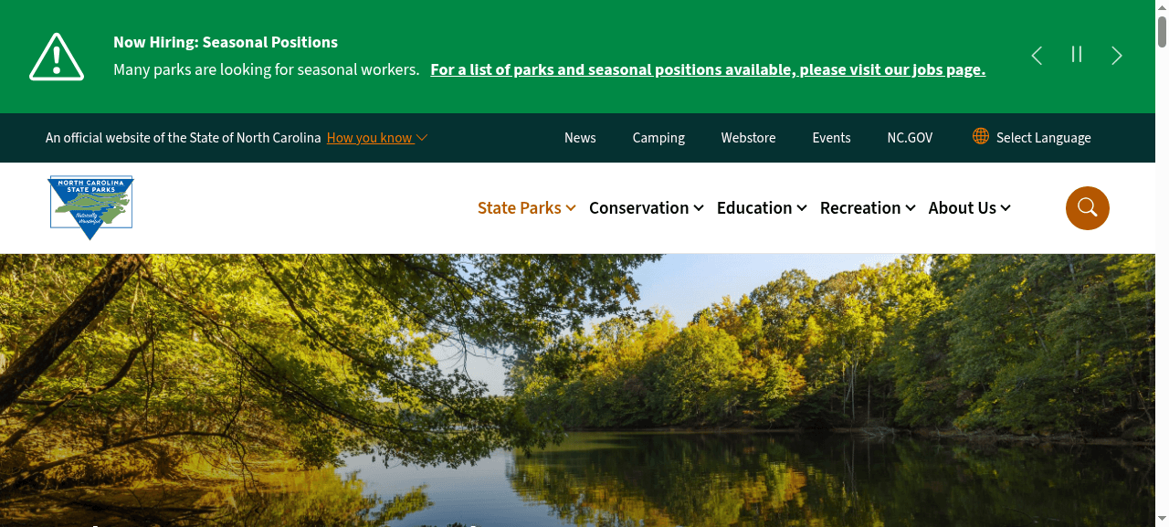 Lake Norman State Park - Parks & Recreation in Troutman NC on Lake Norman