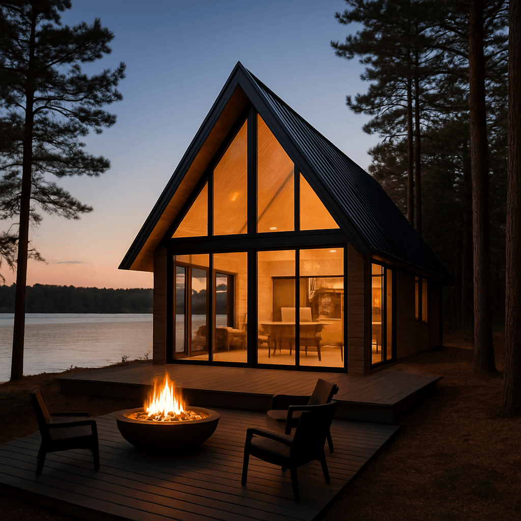 Modern A-Frame Glass Retreat - Lake Norman vacation rental in Troutman NC